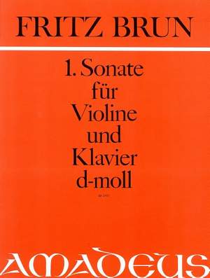 Brun, F: Sonate Nr. 1 d-Moll D minor
