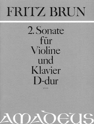 Brun, F: Sonate No. 2 D major