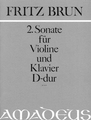 Brun, F: Sonate Nr. 2 D-Dur D major