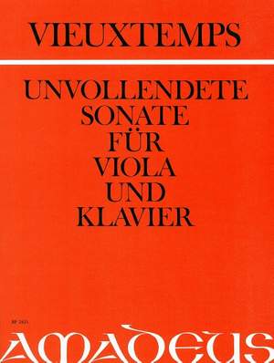 Vieuxtemps, H: Unvollendete Sonate op. post.