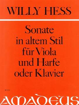Hess, W: Sonate in altem Stil op. 135