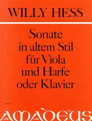 Hess, W: Sonate in altem Stil op. 135