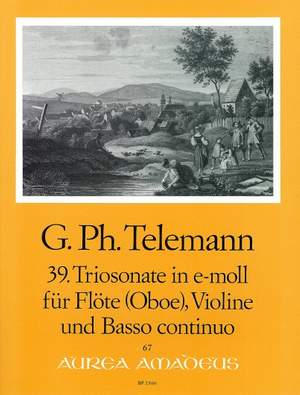 Telemann: 39th Trio sonata E minor TWV 42:e7