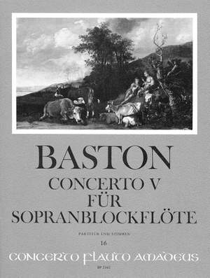 Baston, J: Concerto V C major