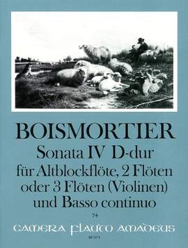 Boismortier, J B d: Sonata IV D-Dur D major op. 34