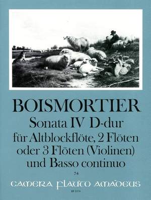 Boismortier, J B d: Sonata IV D major op. 34