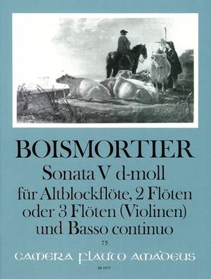 Boismortier, J B d: Sonata V D minor op. 34