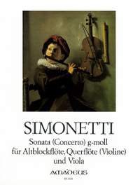 Simonetti, G P: Sonata (Concerto) G minor op. 4/2