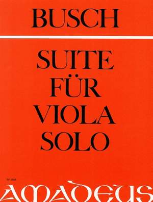 Busch, A: Suite A minor op. 16a