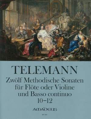 Telemann: 12 methodic sonatas 10-12 Heft 4