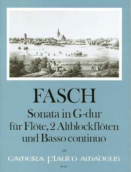 Fasch, J F: Sonata G-Dur G major