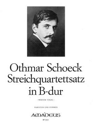 Schoeck, O: String Quartet set Bb major