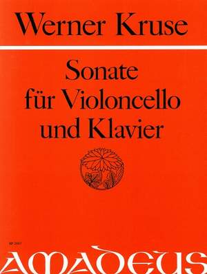 Kruse, W: Sonate a-Moll A minor