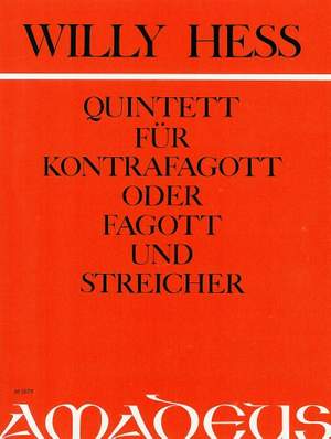 Hess, W: Quintet op. 63