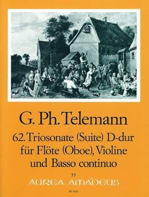 Telemann: 62. Trio Sonata (suite) D Major Twv 42:d10