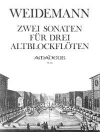 Weidemann, C F: 2 Sonaten op. 3/3&6