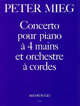 Mieg, P: Concerto pour piano à quatre mains D flat major D flat major