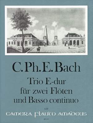 Bach, C P E: Trio Sonata E major Wq162