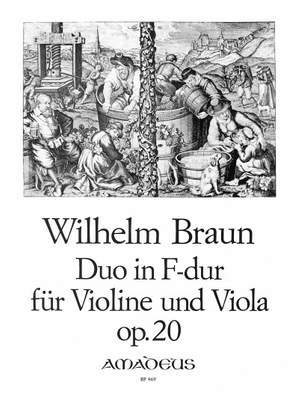 Braun, W: Duo in F-Dur F major op. 20