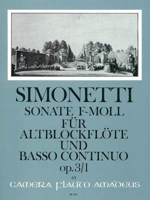 Simonetti, G P: Sonata F minor op. 3/1
