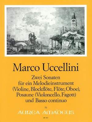Uccellini, M: 2 Sonatas op. 2/1 & op. 3/2