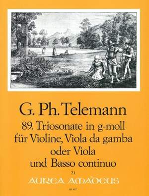 Telemann: 89. Trio Sonata G Minor