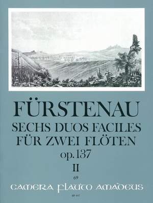 Fuerstenau, A B: 6 Duos faciles op. 137/II Vol. 2