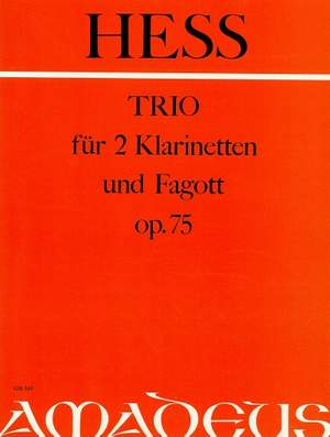 Hess, W: Trio op. 75