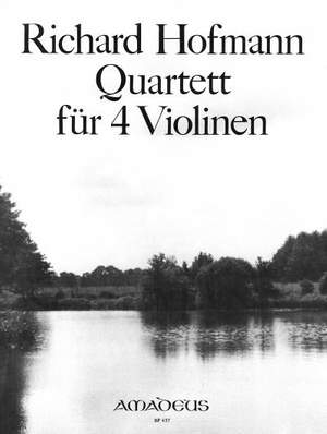 Hofmann, R: Quartet op. 98