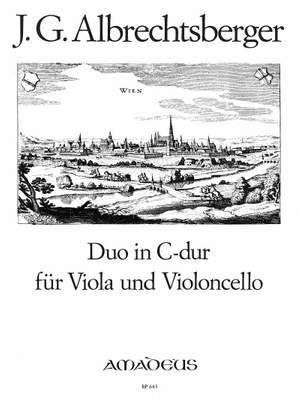 Albrechtsberger, J G: Duo in C major