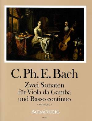 Bach, C P E: Sonatas for Viola da Gamba & bc,Two Wq 136, 137