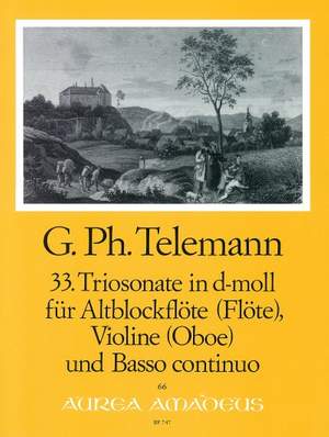 Telemann: 33rd Trio sonata D minor TWV 42:d7