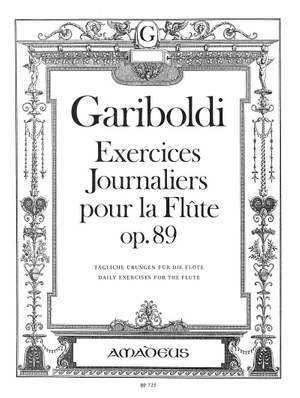 Gariboldi, G: Exercices Journaliers op. 89