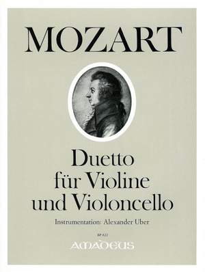 Mozart, W A: Duet KV 475, 457