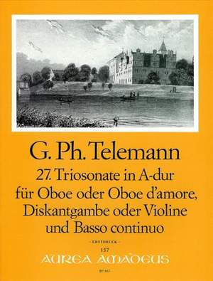 Telemann: 27th Trio sonata A major TWV 42:A10
