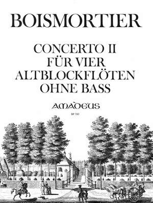 Boismortier, J B d: Concerto II op.15/2