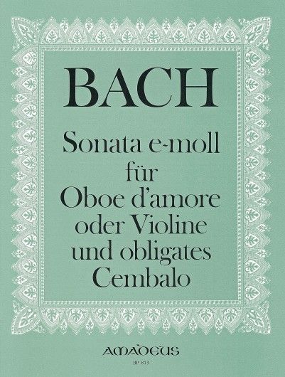 Bach, J S: Sonata in E minor E minor
