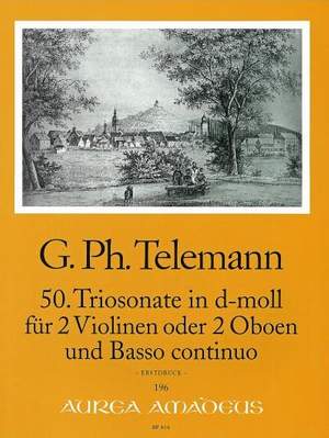 Telemann: 50. Trio Sonata In D Minor Twv 42:d6
