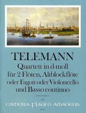Telemann: Quartet D minor TWV 43:d1