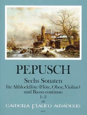 Pepusch, J C: 6 Sonatas Vol. 1: Sonaten 1-3