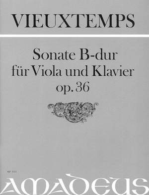Vieuxtemps, H: Sonata Bb major op. 36