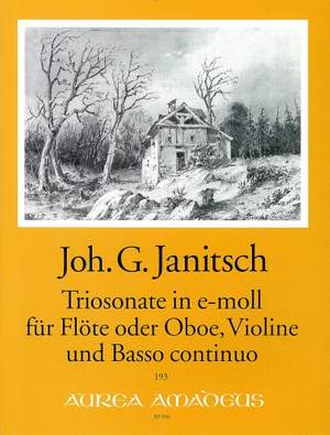 Janitsch, J G: Triosonate in e-Moll op. 7/3
