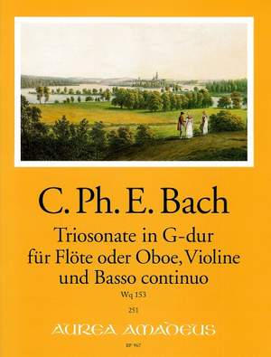 Bach, C P E: Trio Sonata in G Wq 153