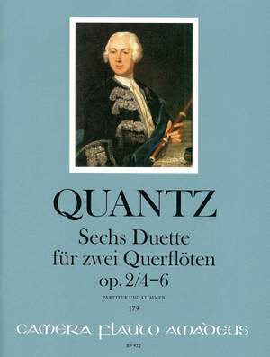 Quantz, J J: 6 Duets op. 2/4-6 Vol. 2