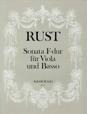 Rust, F W: Sonata F-Dur F major
