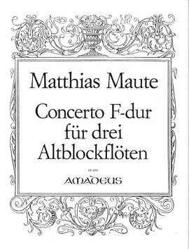 Maute, M: Concerto F-Dur F major
