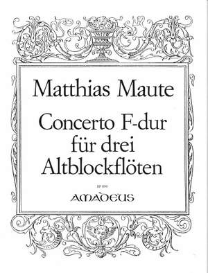 Maute, M: Concerto F major
