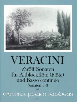 Veracini, F M: Zwölf Sonaten (Nr.1-3)