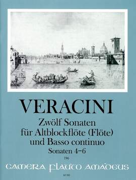 Veracini, F M: Zwölf Sonaten (Nr.4-6)