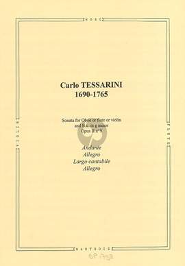 Tessarini, C: Sonata G Minor G minor Op. 2/9